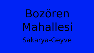 Bozören Mahallesi Thumbnail