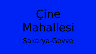 Çine Mahallesi Thumbnail