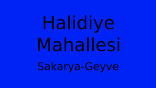 Halidiye Mahallesi Thumbnail