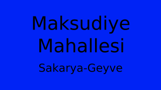 Maksudiye Mahallesi Thumbnail