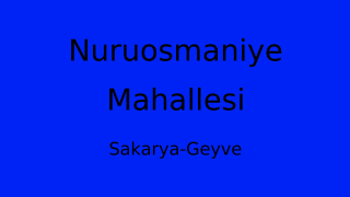 Nuruosmaniye Mahallesi Thumbnail