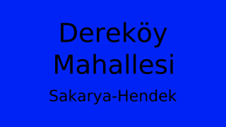 Dereköy Mahallesi Thumbnail