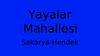 Yayalar Mahallesi Thumbnail