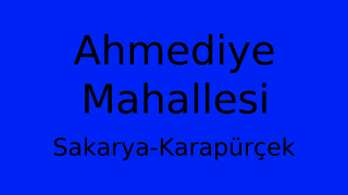 Ahmediye Mahallesi Thumbnail