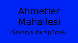 Ahmetler Mahallesi Thumbnail