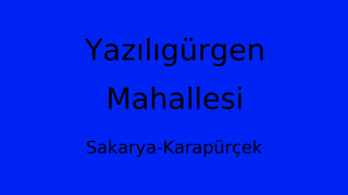 Yazılıgürgen Mahallesi Thumbnail
