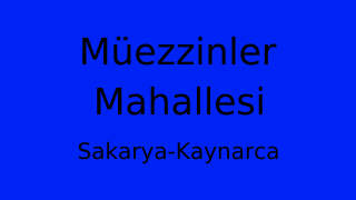 Müezzinler Mahallesi Thumbnail