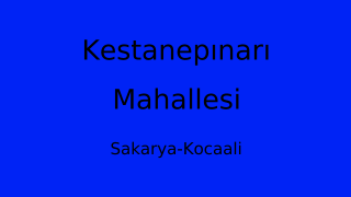 Kestanepınarı Mahallesi Thumbnail