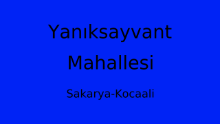 Yanıksayvant Mahallesi Thumbnail