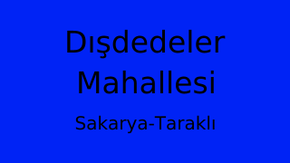 Dışdedeler Mahallesi Thumbnail