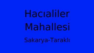 Hacıaliler Mahallesi Thumbnail