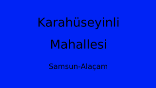 Karahüseyinli Mahallesi Thumbnail