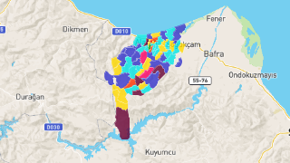 Samsun Alaçam'ın Mahalleleri, Nüfus Bilgileri, Haritalar ve İstatistikler Thumbnail