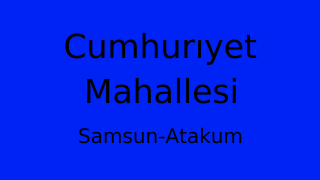 Cumhurıyet Mahallesi Thumbnail