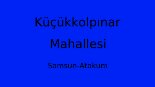 Küçükkolpınar Mahallesi Thumbnail