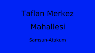 Taflan Merkez Mahallesi Thumbnail