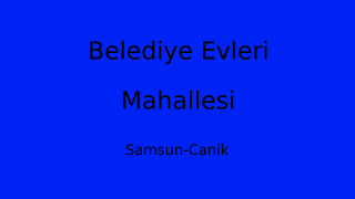 Belediye Evleri Mahallesi Thumbnail