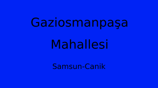 Gaziosmanpaşa Mahallesi Thumbnail