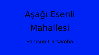 Aşağı Esenli Mahallesi Thumbnail