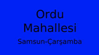 Ordu Mahallesi Thumbnail