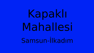 Kapaklı Mahallesi Thumbnail
