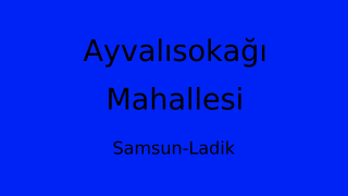 Ayvalısokağı Mahallesi Thumbnail