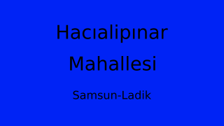 Hacıalipınar Mahallesi Thumbnail