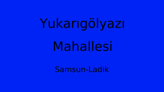 Yukarıgölyazı Mahallesi Thumbnail