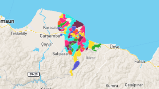 Samsun Terme'nin Mahalleleri, Nüfus Bilgileri, Haritalar ve İstatistikler Thumbnail