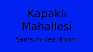 Kapaklı Mahallesi Thumbnail