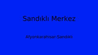 Sandıklı Belediyesi, Afyonkarahisar Thumbnail