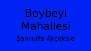 Boybeyi Mahallesi Thumbnail
