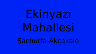 Ekinyazı Mahallesi Thumbnail