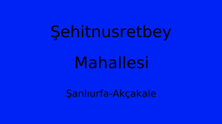 Şehitnusretbey Mahallesi Thumbnail