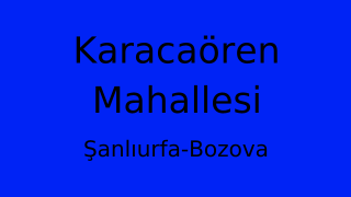 Karacaören Mahallesi Thumbnail