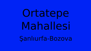 Ortatepe Mahallesi Thumbnail