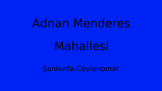 Adnan Menderes Mahallesi Thumbnail
