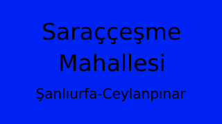 Saraççeşme Mahallesi Thumbnail