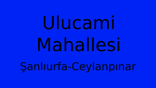 Ulucami Mahallesi Thumbnail