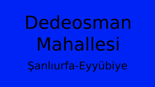 Dedeosman Mahallesi Thumbnail