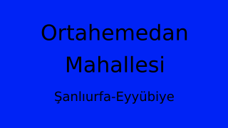 Ortahemedan Mahallesi Thumbnail
