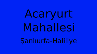 Acaryurt Mahallesi Thumbnail