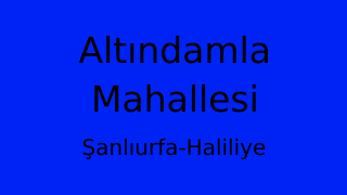 Altındamla Mahallesi Thumbnail