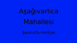 Aşağıvarlıca Mahallesi Thumbnail