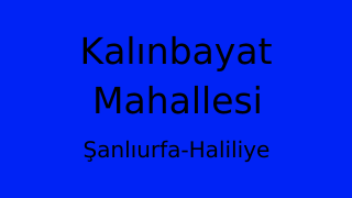 Kalınbayat Mahallesi Thumbnail