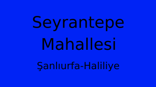 Seyrantepe Mahallesi Thumbnail