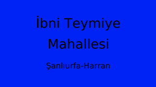 İbni Teymiye Mahallesi Thumbnail