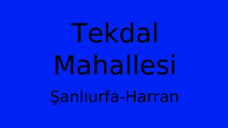 Tekdal Mahallesi Thumbnail