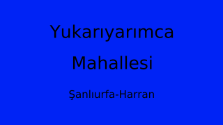 Yukarıyarımca Mahallesi Thumbnail