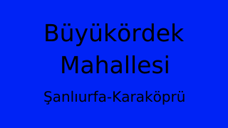 Büyükördek Mahallesi Thumbnail